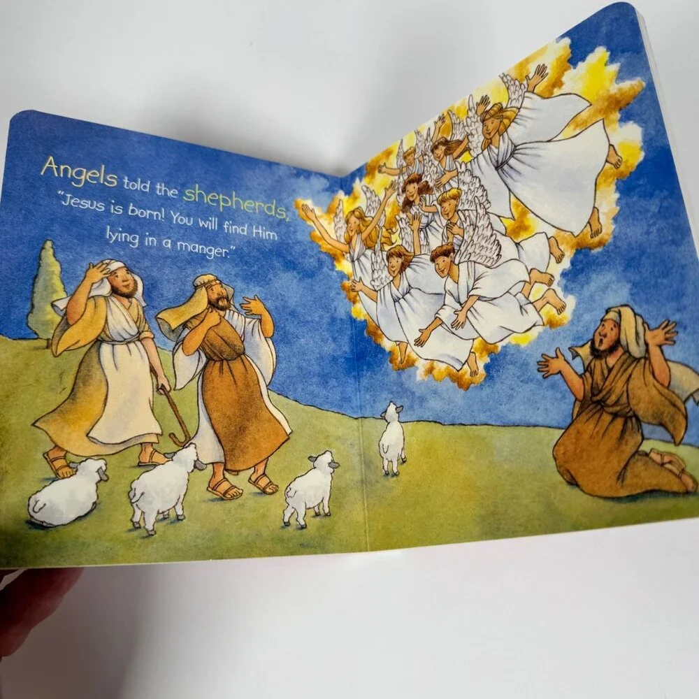 Lot 2 Christmas Board Books God Gave Us Christmas +‎ The Story of Christmas Kids